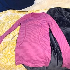 Long sleeve purple shirt